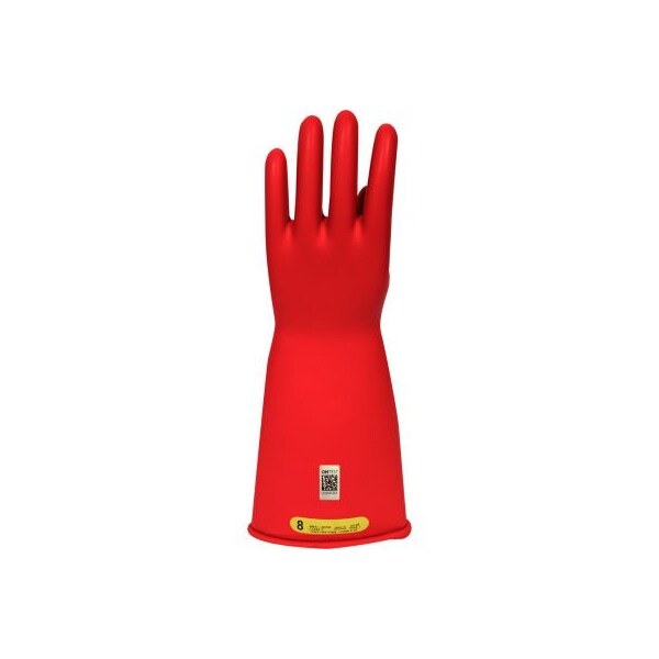 ArcGuard Class 2 Rubber Voltage Gloves, Red, Size 9,
